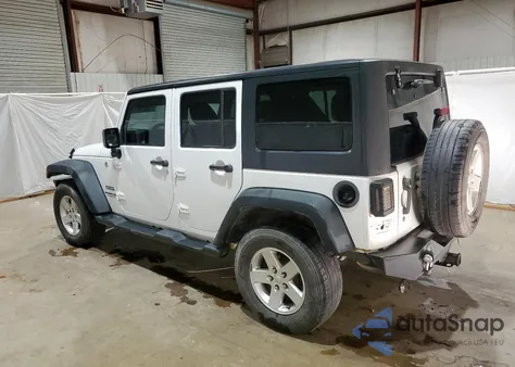 2016 Jeep Wrangler Unlimited Sport z USA, uszkodzony, nr VIN 1C4BJWDG2GL290699